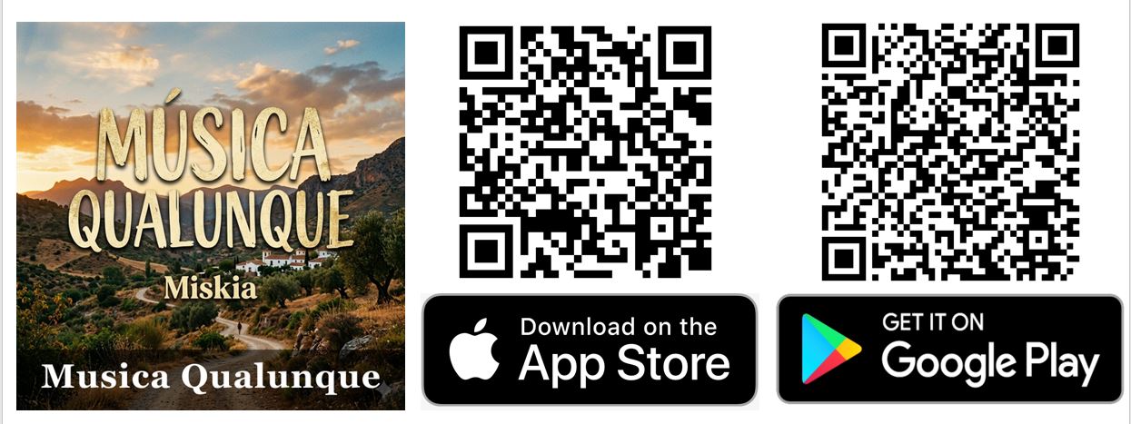 Musica Qualunque by Miskia — scan QR codes to download on App Store or Google Play